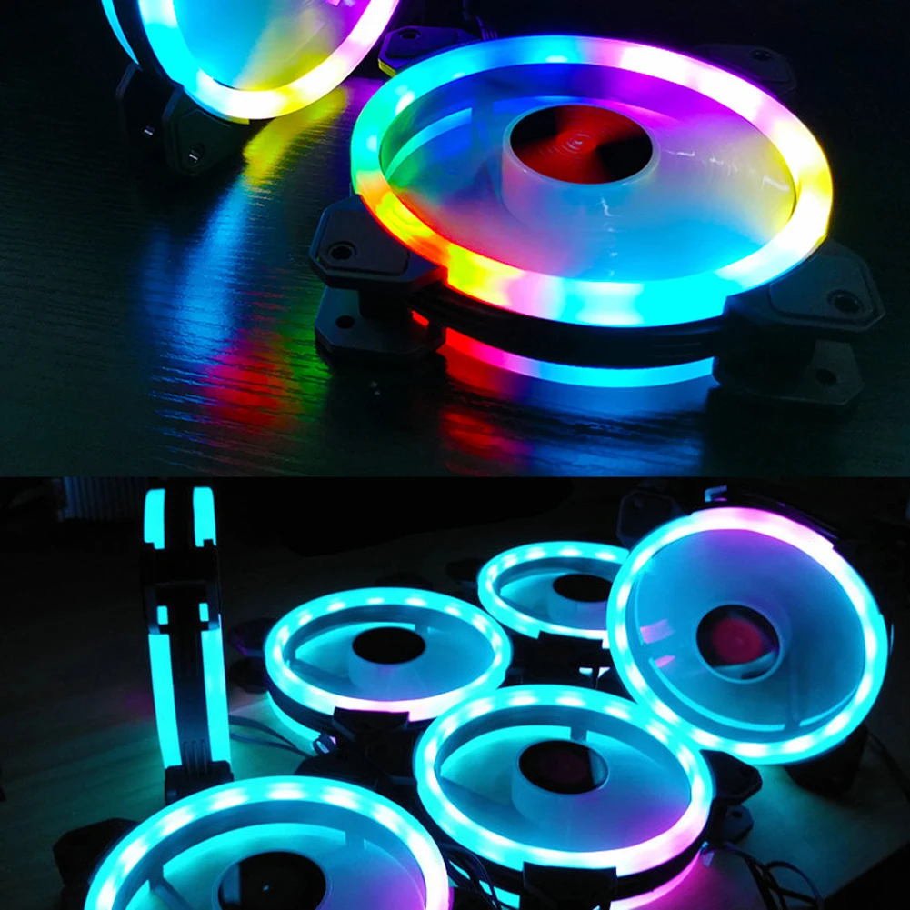 12 см компьютер водяного охлаждения аксессуары RGB PC чехол Вентилятор тихий