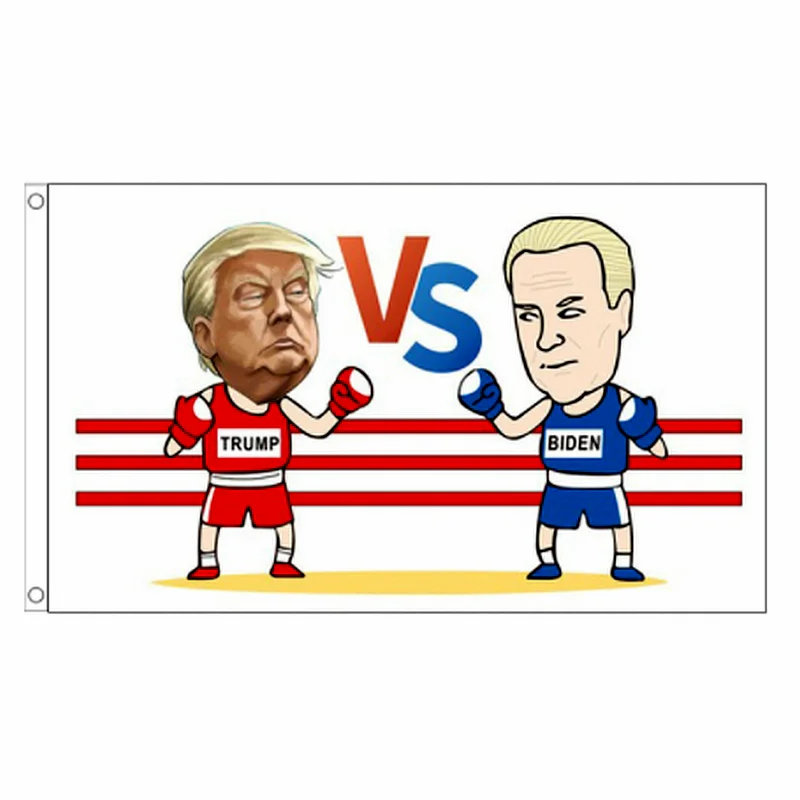 

ZXZ custom flag 90x150cm 2020 US election flag Trump flag Biden flag 100D Polyethylene Nylon Banner Election Flag