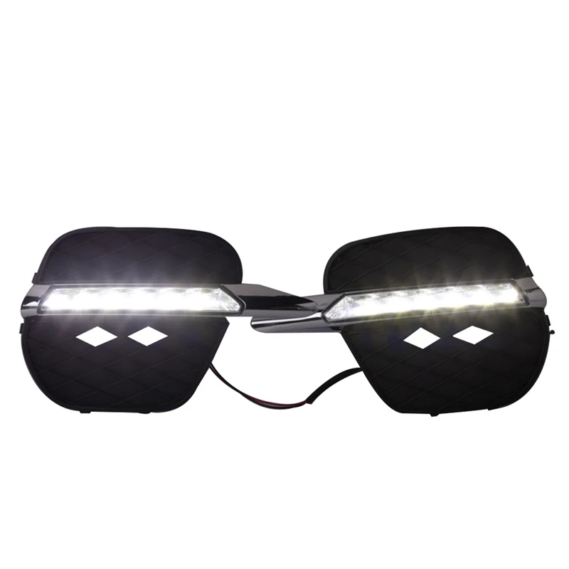 

TOP -For-BMW X5 Daytime Running Light E70/LCI LED Daytime Running Light Modified Fog Light 2Pcs