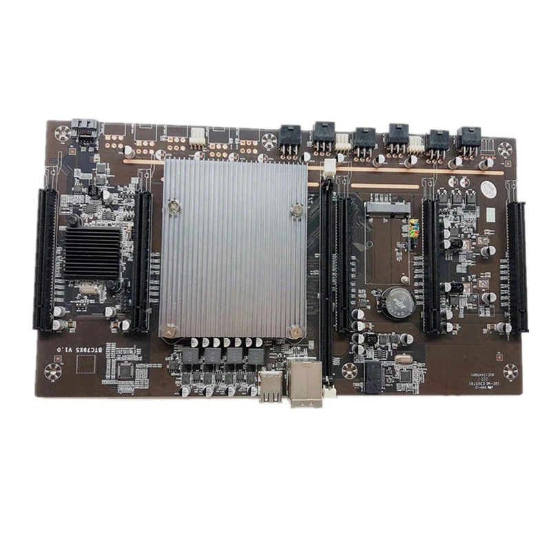 2X BTC Mining Motherboard BTC79X5 V1.0 LGA 2011 DDR3 Supports 32G Pitch Support RTX3060 Graphics Card for Miner | Компьютеры и офис