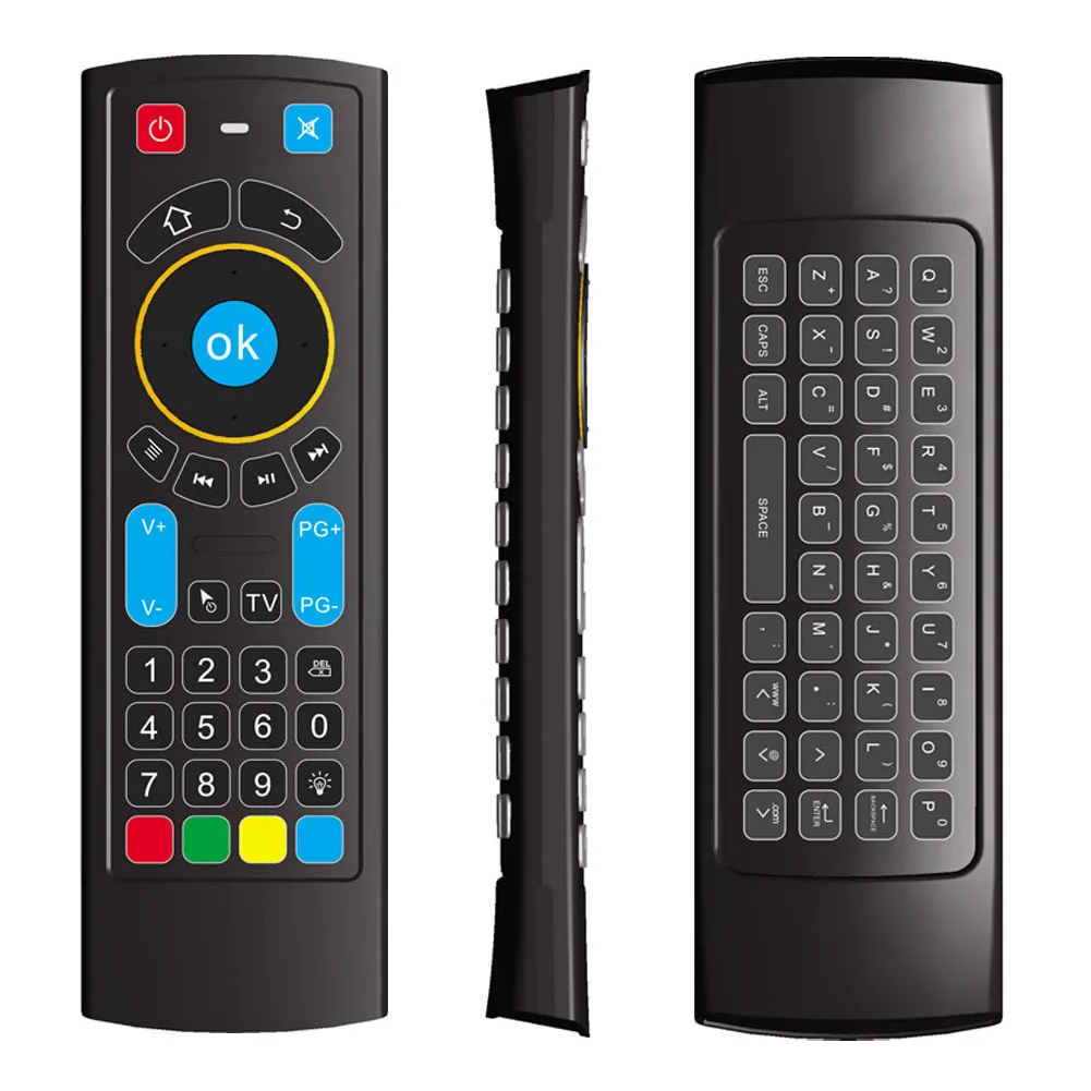 MX3 PRO 2 4 Гц приставка мини Air mouse игровой компьютер светодиодный индикатор