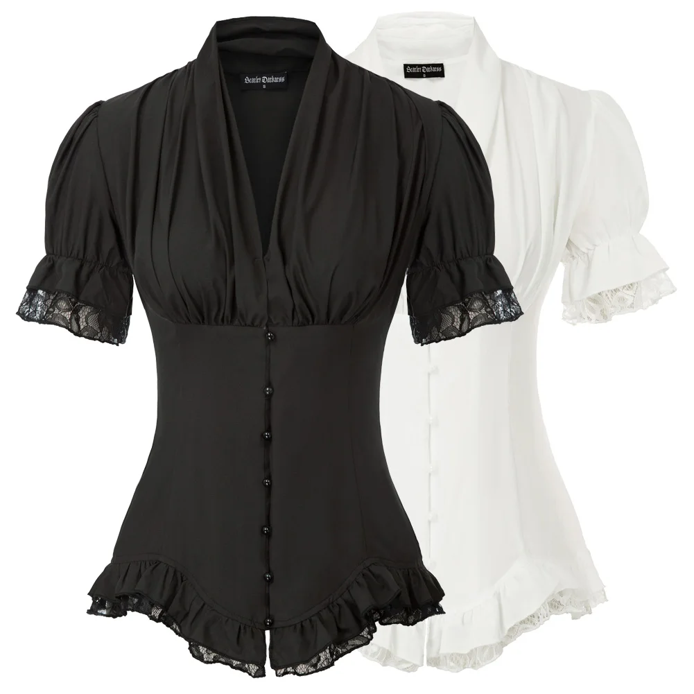 Сексуальные женские рубашки летняя черная плиссированная рубашка топы короткие