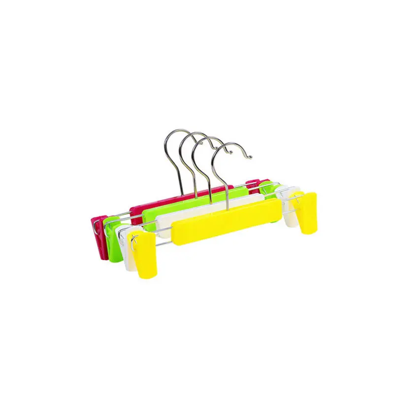 

10pcs/Lot Kids Clothes Hanger Portable Multifunction Hook Design Outdoor Clothes Drying Rack PP Plastic Children Baby Hangers