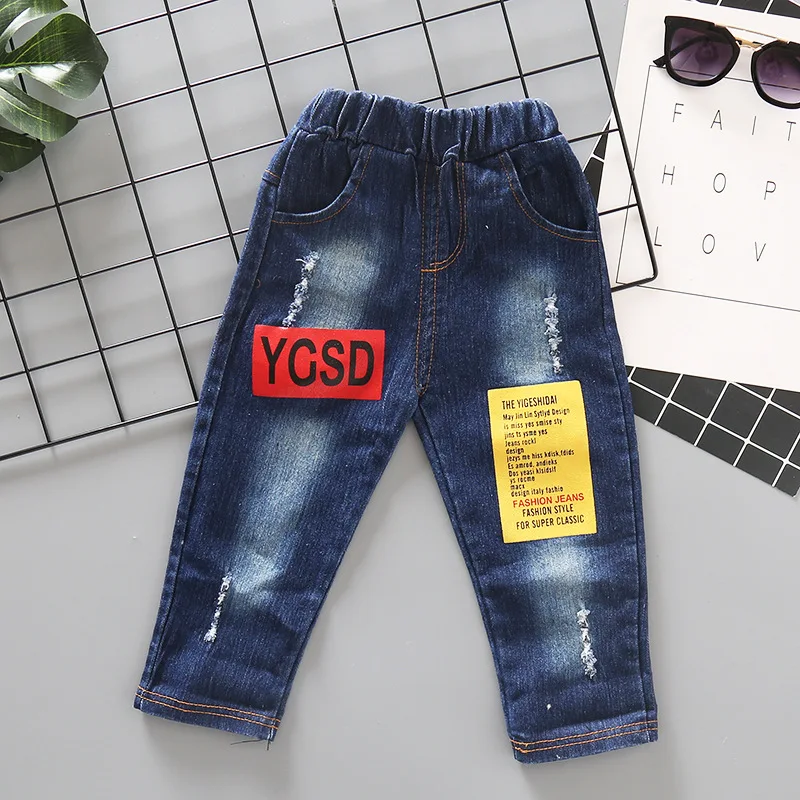 

Children Out Cotton Clothes Baby Boy Spring Autumn Striped Letter T Shirts Pants 2Pcs/sets Outfit Kid Fashion Toddler Tracksuits