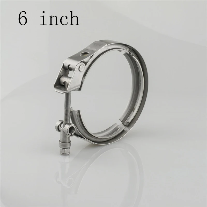 

6 inch Quick V Band Clamp Stainless Steel Exhaust Downpipe V Band Clamp v-band Clamps V clamp clip Fre Shipping
