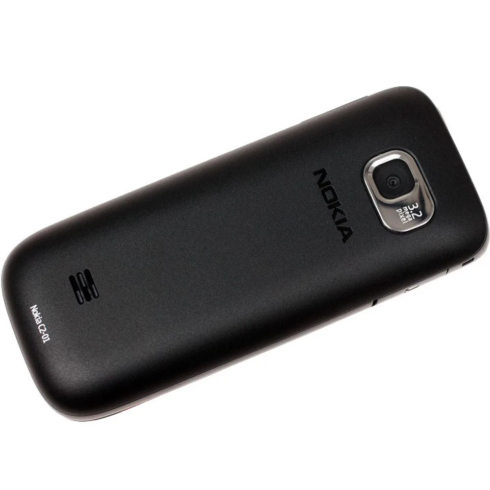 Nokia C2-01 разблокированный мобильный телефон C2 2," 3.2MP Bluetooth русский и Иврит Клавиатура Восстановленный GSM/WCDMA 3g телефон