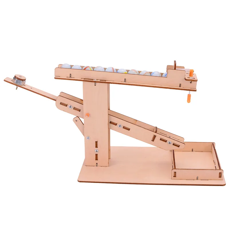 

Marble Run Seesaw Steam Mechanical Gear DIY Wooden Model Building Kits Assembly Toy Gift for Children Adult Dropship