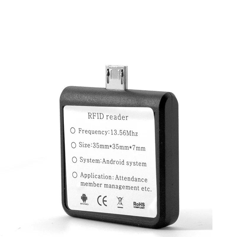 Портативный домашний мини-считыватель Rfid поддержка окон/телефонов android 13 56 МГц
