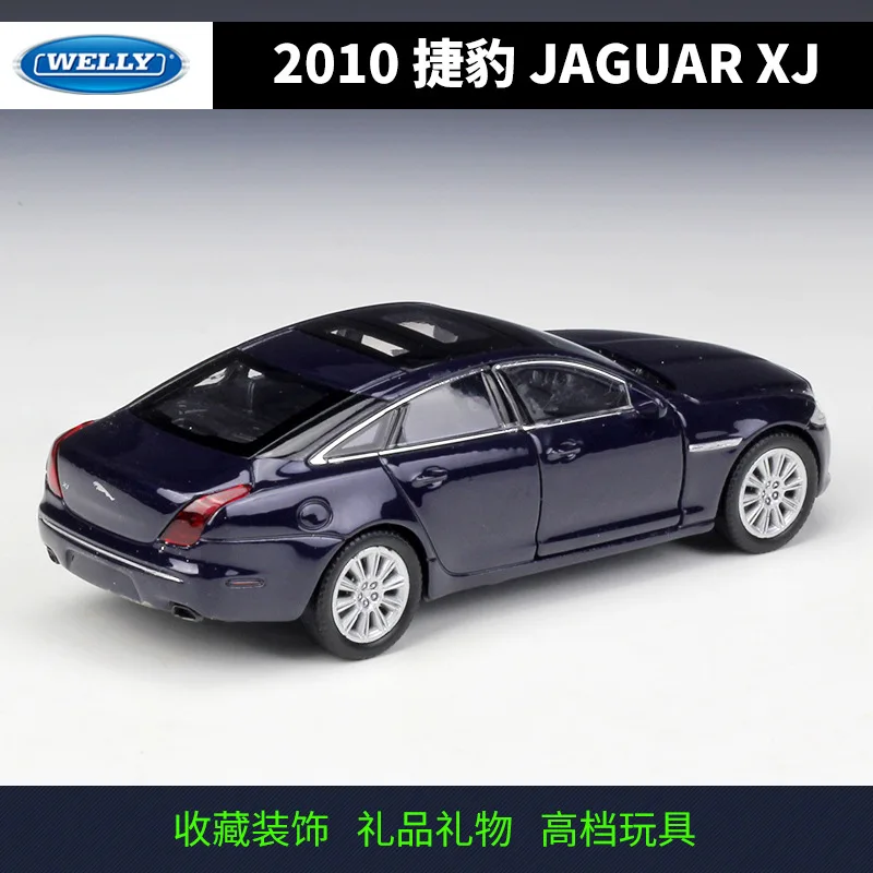 Модель автомобиля Welly 1:36 2010 JAGUAR XJ из сплава Натяжной автомобиль коллекционные
