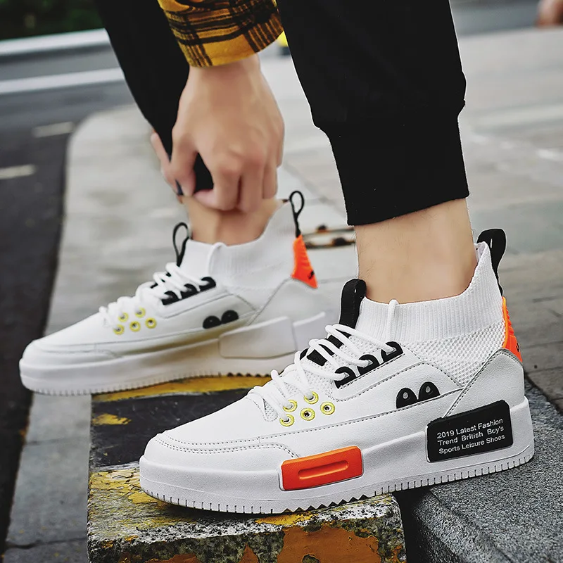 

2020 Outdoor Men Athletic High Top Sport Lightweight Running Breathable Sneakers Marseille Shoes