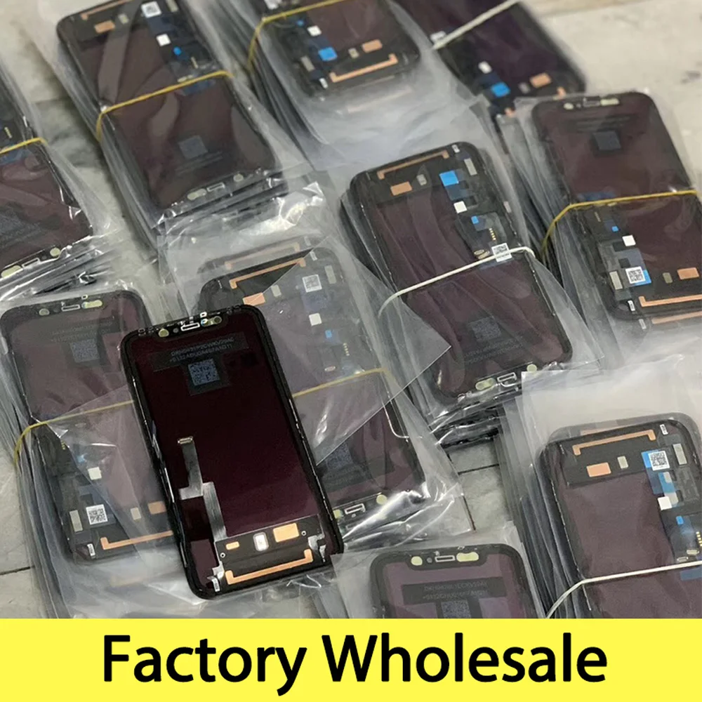 100% Оригинальный Новый ЖК дисплей для iPhone 11 сенсорный экран с металлическими