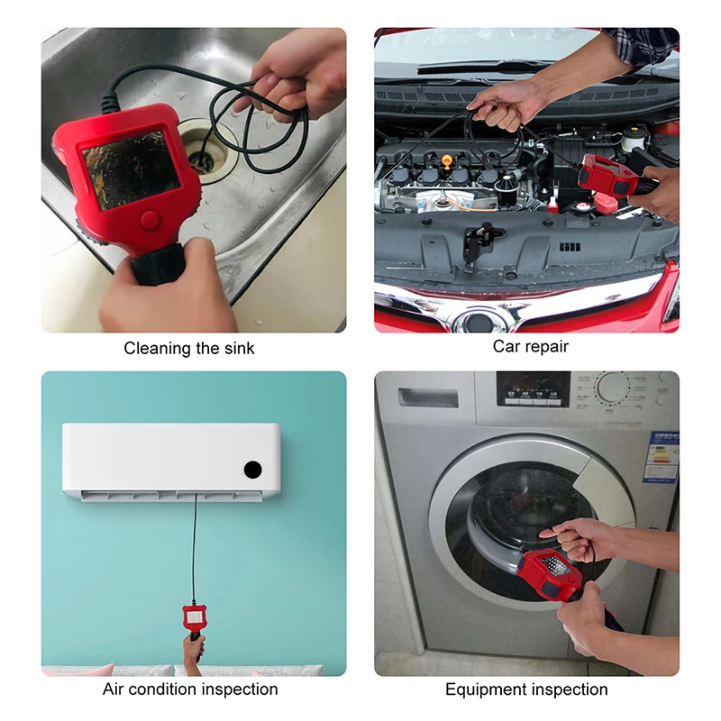 

Digital Borescope 2.4 inch Color LCD Endoscope Camera 5.5MM /8MM IP67 Waterproof Semi-Rigid Snake Camera With 6 LED for Car