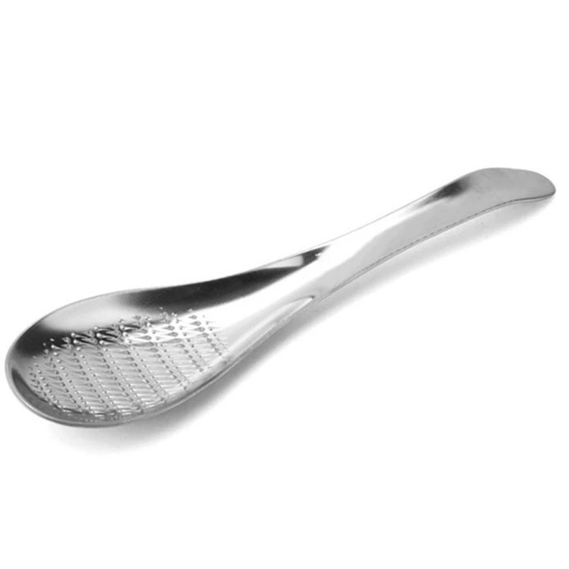 

MultiFunction Spoon Shape Lemon Mixer Ginger Grater Wasabi Garlic Grinding Tools Stainless Steel Fruit Vegetable Tools