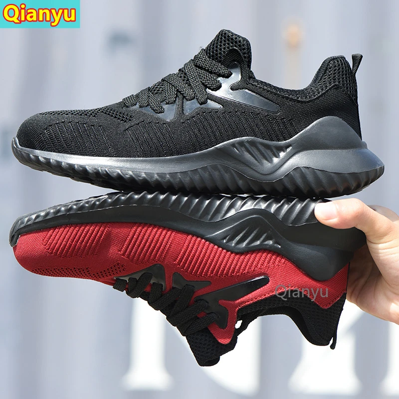 

2021 new safety boots men's steel-toed shoes safety shoes anti-piercing work shoes sports shoes breathable protective shoes