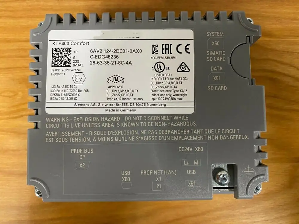 6AV2124 2DC01 0AX0 новая и оригинальная HMI KTP400 комфортная панель|Контроллер двигателя| |