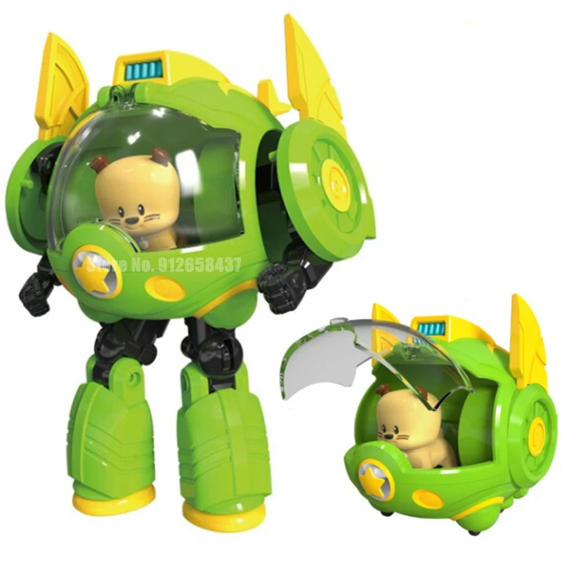 

Mini Robot Super Little Bear Star Mecha Transformation Toys Action Figure Fit Deform Kids Mini Force Deformation Children Gifts