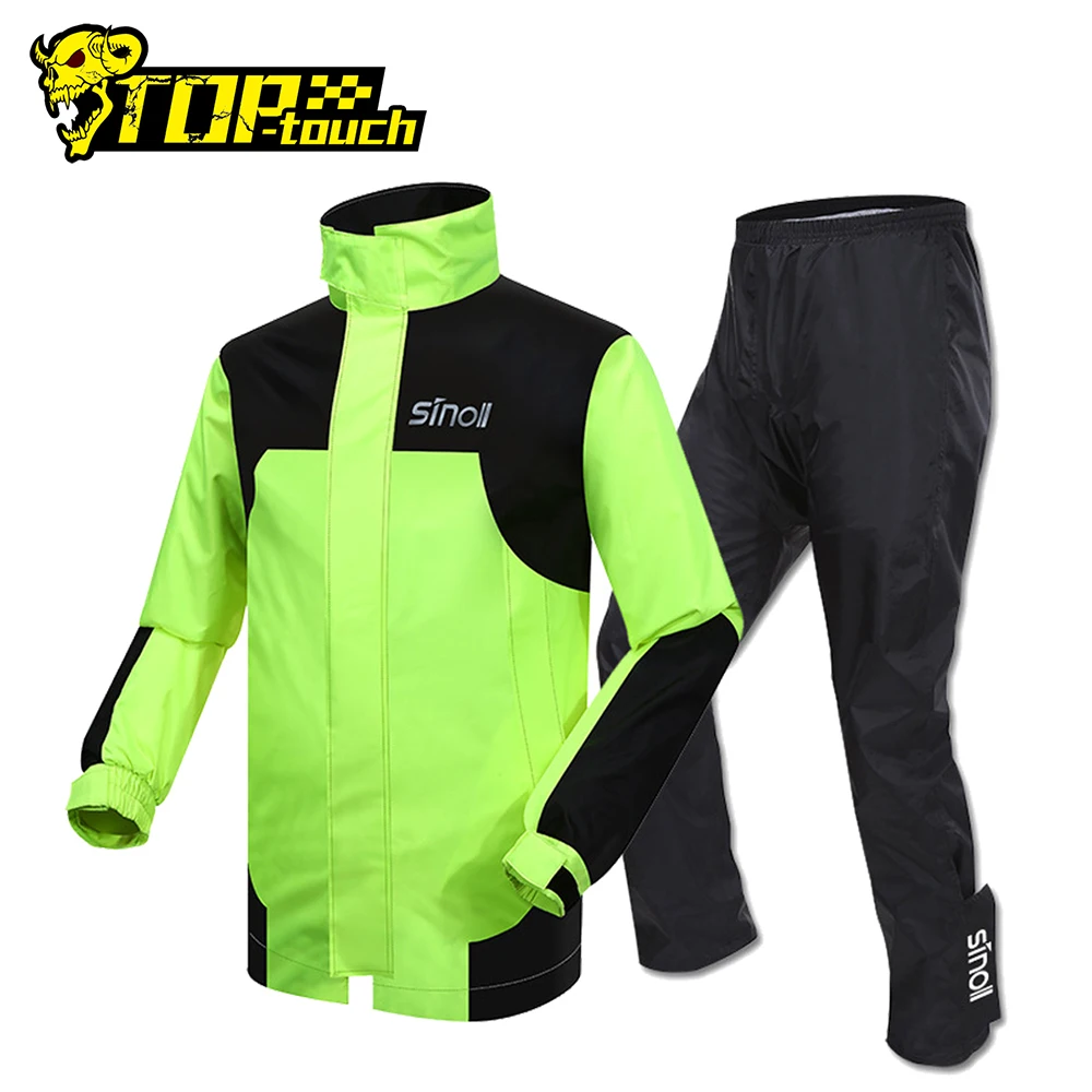 SINOLL водонепроницаемый дождевик + мотоциклетный дождевой костюм мотоциклетная