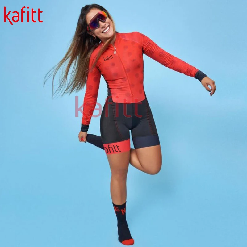 Cafitet Pro Team Jersey Новая женская триатлонная велосипедная форма трико