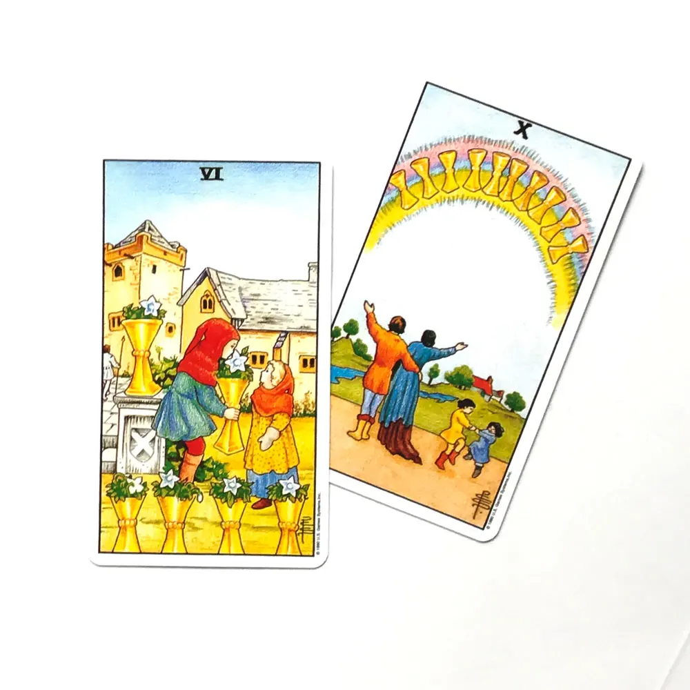 

Full English Radiant Universai Waite Tarot Cards Funny Oracle Smith Tarot Deck Board Game Cards