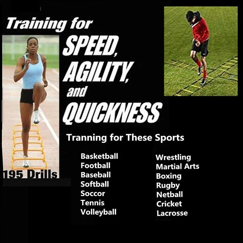 6 м 12-ступенчатая футбольная ловкость тренировка футбол фитнес скоростная