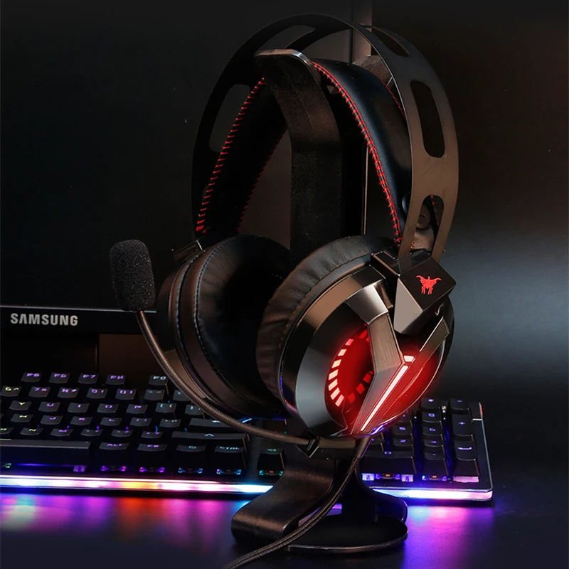 Игровая гарнитура 7 1 виртуальный объемный звук 3 5 мм Проводная игровая для ПК Xbox