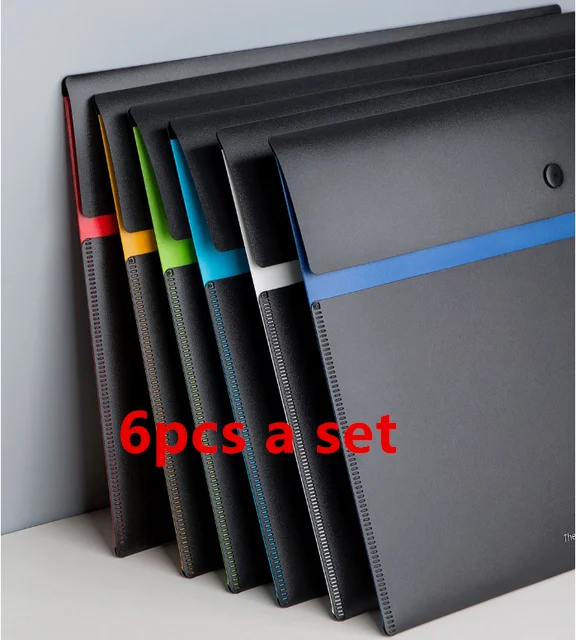 Type A Set Xiaomi водонепроницаемый двухслойный А4 Папка для файлов высокое качество А4 файл Сумка для документов сумка для купюр папка держатель Органайзер - Цвет: Type A Set