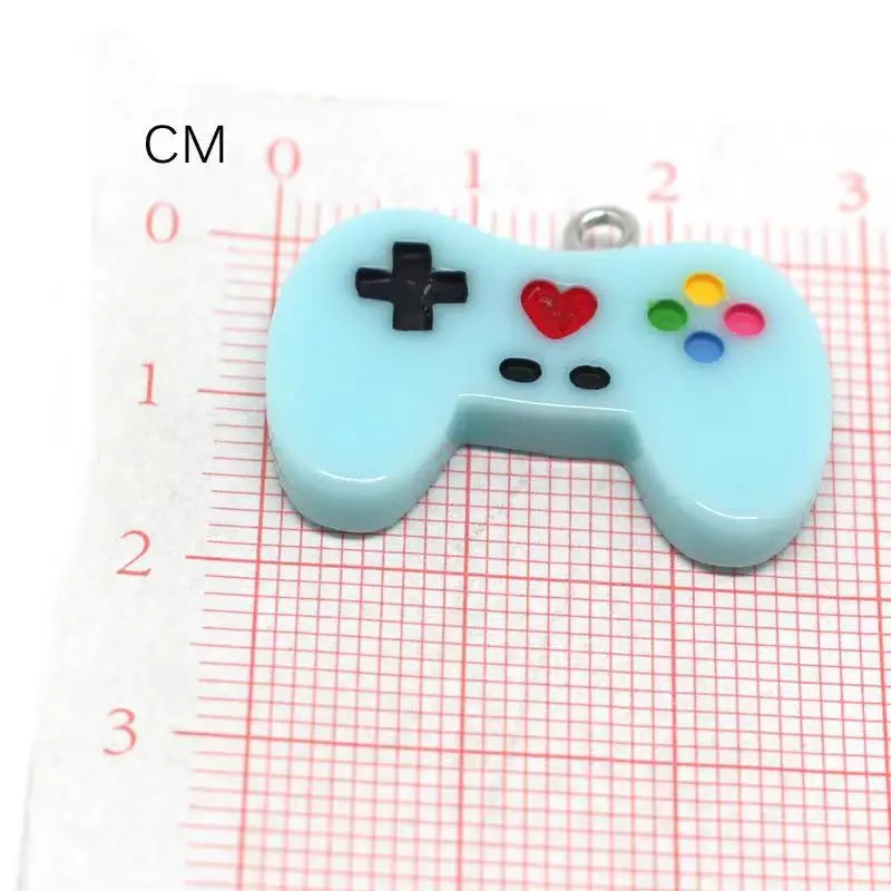 

27*2mm 20/50Pcs Cute Game Controller Camera Resin Charms Pendant For Jewelry Make DIY Earings Decoration Necklace Keychain