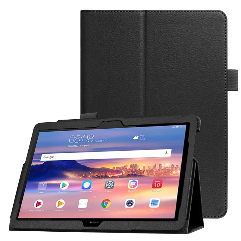 

Smart Case For Huawei MediaPad T5 10 Tablet cover Flip Stand pu Leather For Huawei MediaPad T5 10.1"AGS2-W09/L09 Protector cover