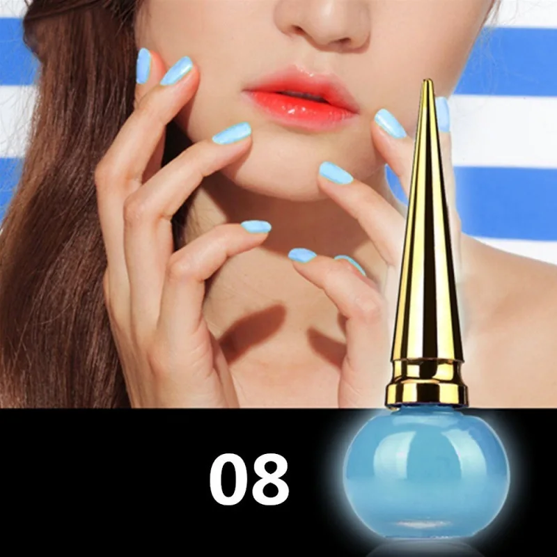 

14ml Nail Polish Luminous Fluorescente Non-toxic Nail Art Polish for Women Liquid Varnish Decor Glow In The Dark Lacquer