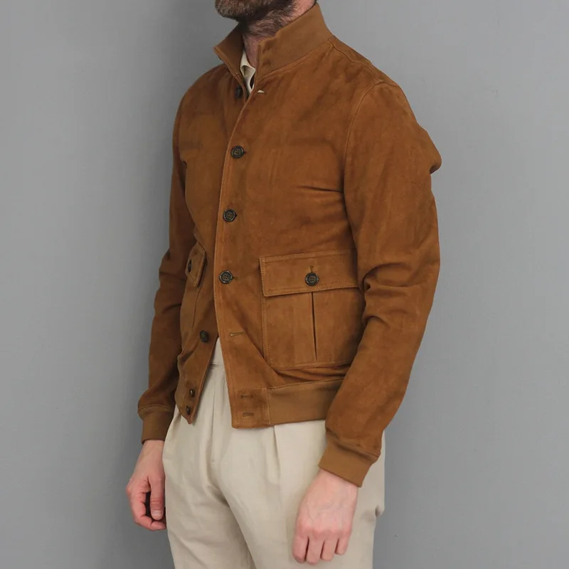 

Fashion Men Jackets Fall/Winter 2021 Men's Long Sleeve Slim Solid Color Jacket Mens Clothing Trends Mens Clothing