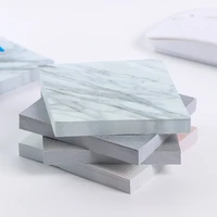 1pc marble notepad self adhesive memo pad sticky notes bookmark school office stationery supply for writing