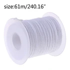 61-метровый фитиль свечи, катушка без дыма, сделай сам, масляные лампы, свечи, поставки T8WB