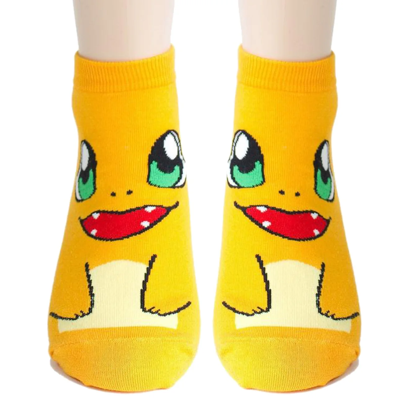 

Cotton Socks Plush Toys Pikachu Warm Sock Toys Cartoon Pikachu Psyduck Squirtle Charmander Adult Men and Women Quality Stockings