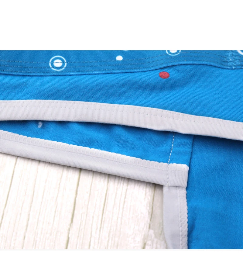 AIIOU для мужчин хлопок нижнее бельё девочек принт стринги бандаж трусики мешочек