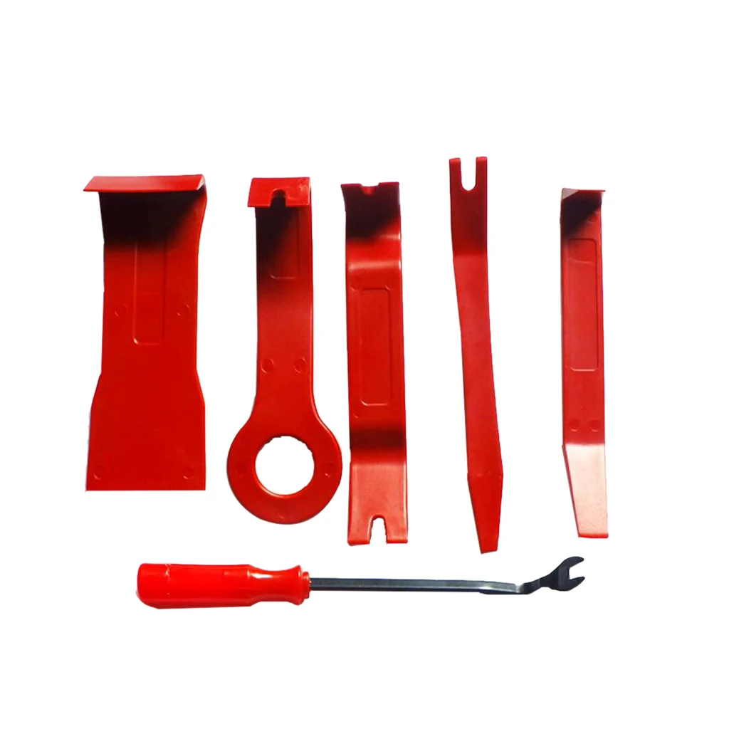 DIY 6Pcs Car Door Dash Audio Radio Removal Tool Panel Trim Install Open Pry Kit Set Plastic Repair Tools | Автомобили и мотоциклы