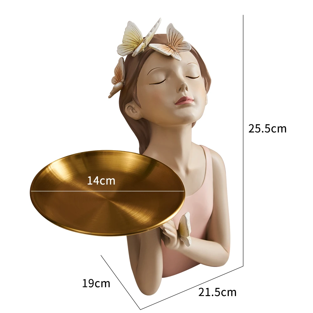

Fairy Tale Girl Sculpture Fantasy Girl Statue Modern Home Decoration Living Room Bedroom Office Decoration Birthday Holiday Gift