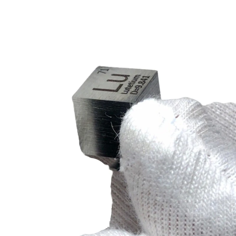 

10mm Lutetium (Lu) Metal Cube 99.95% Pure for Element Collection