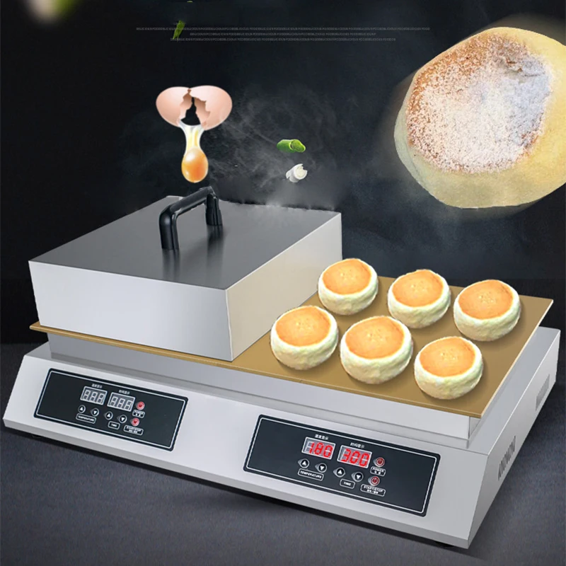 Двуглавая машина для суфле 2600 Вт FC-S36-2 коммерческая кексов Dorayaki Soufflé цифровая