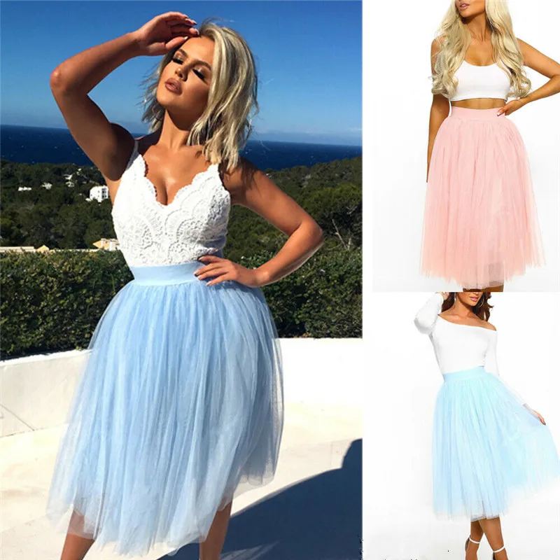 Женская плиссированная юбка в стиле бохо розовая элегантная повседневная до