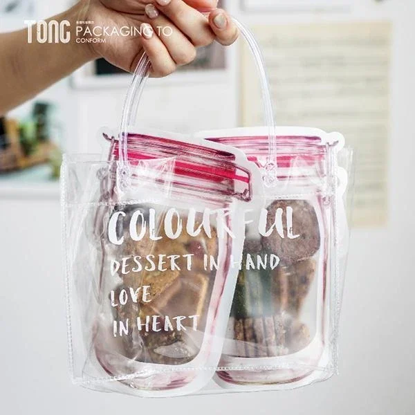 10 шт. Многоразовые Пакеты с замком молнией пакеты для гаек конфет печенья