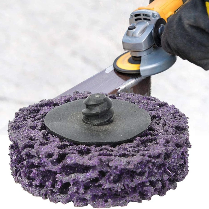 

5pcs 2 Inch Grinding Wheel Strip Abrasive Disc Lock Grinding Rust Paint Remover