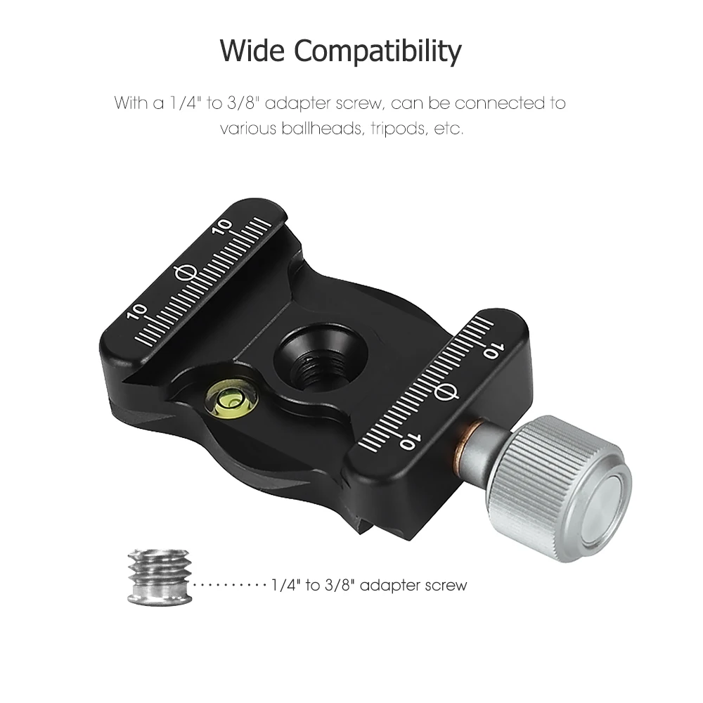 Алюминиевый быстросъемный зажим винтовое крепление пузырьковый уровень для