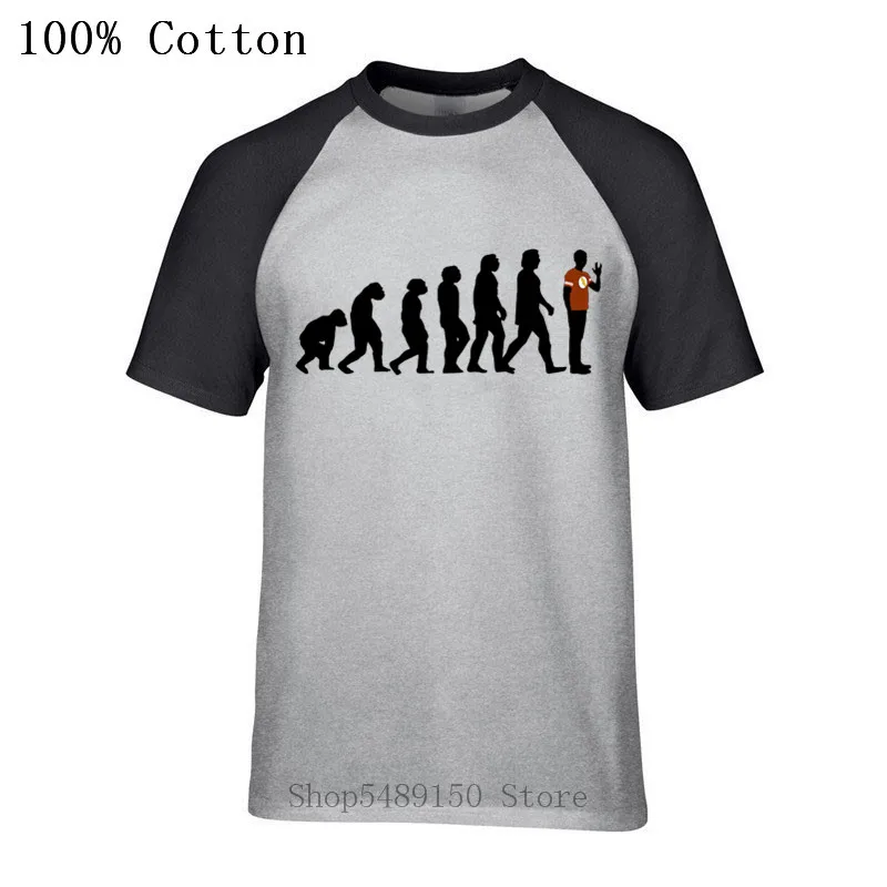 Футболка Geek Reverse Evolution Мужская Теория большого взрыва футболка с принтом Шелдона