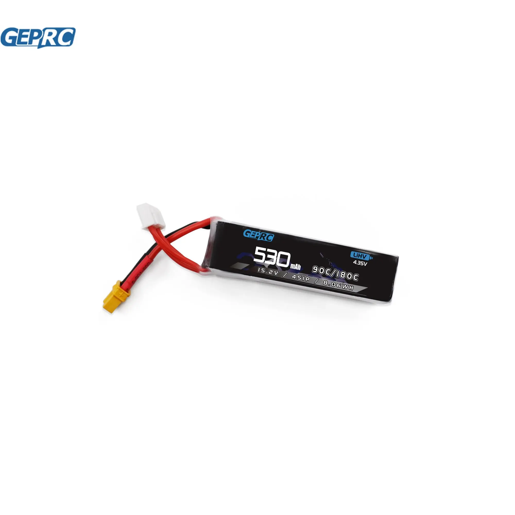 

GEPRC 4S 530mAh 90/180C HV 3.8V/4.35V LiPo Battery Suitable For 2-3Inch Series Drone For RC FPV Quadcopter Accessories Parts