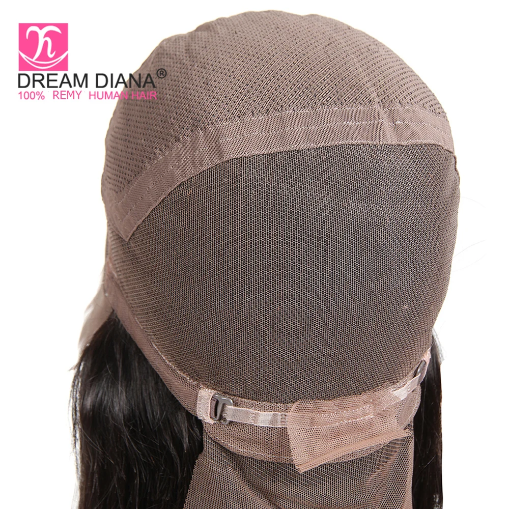 DreamDiana бразильские шелковистые прямые парики без клея 8 &quot 28&quot Remy предварительно