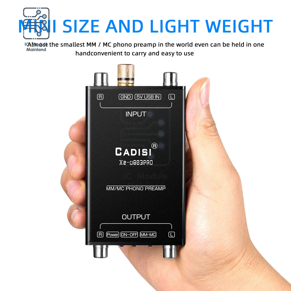 MM MC HiFi ультракомпактный проигрыватель для фонографа мини-аудио стереофонограф