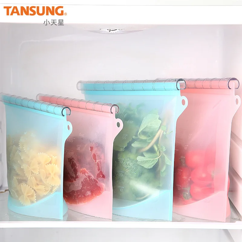 2 шт Большая + маленькая многофункциональная герметичная силиконовая сумка для