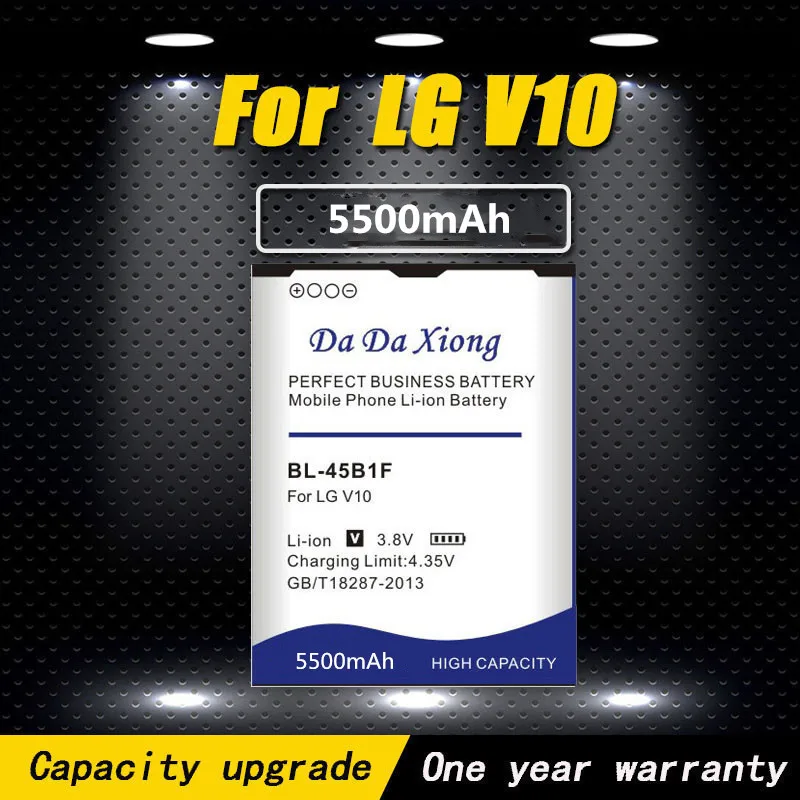 Новый высококачественный аккумулятор 5500 мАч BL 45B1F BL45B1F для LG V10 H961N F600 H900 H901 VS990 H968