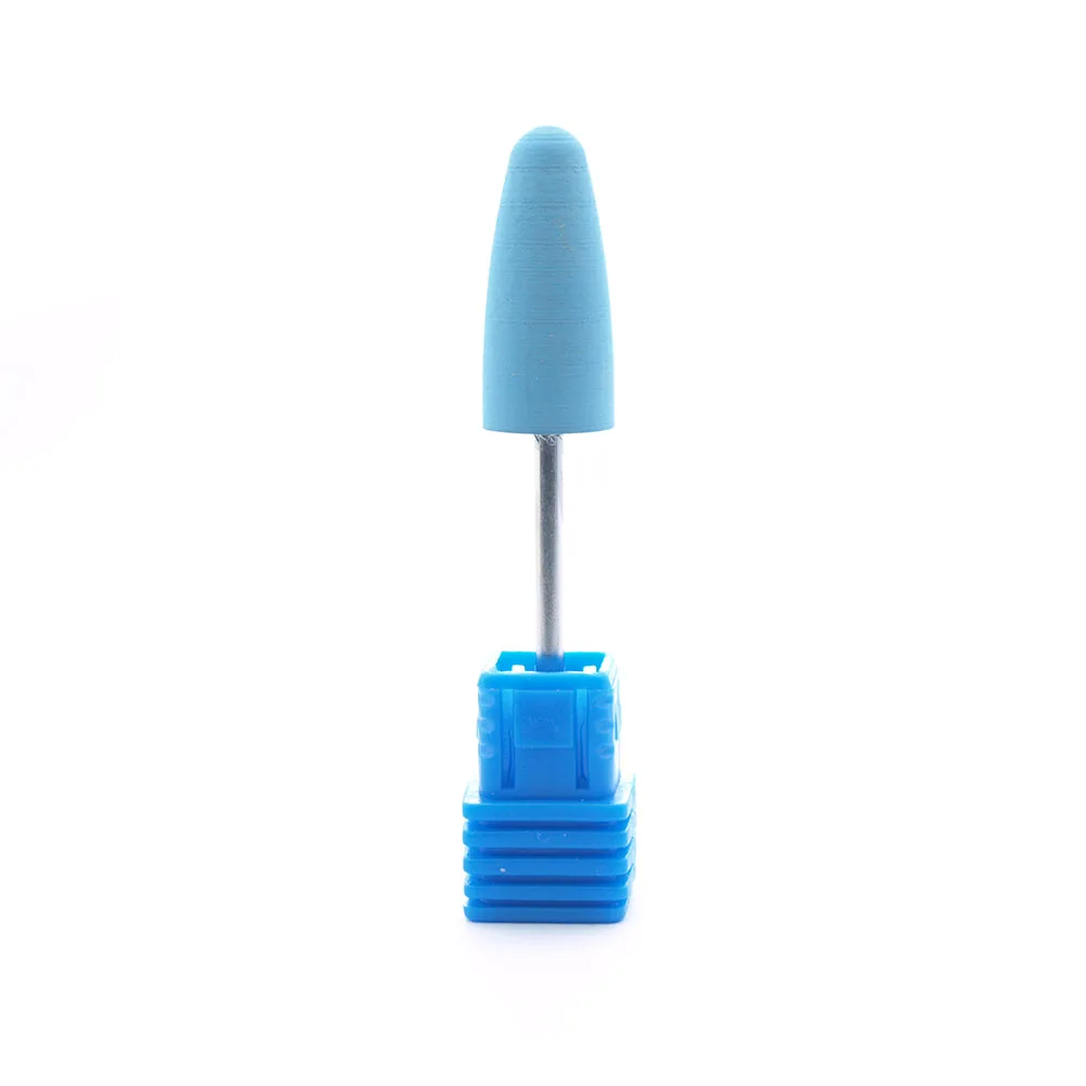Blue 800Grit KIMAXCOLA силиконовая насадка для полировки шлифовальных станков для ногтей сверла для электрического маникюрного станка для сглаживания инциальной полировки высокое качество - Цвет: Blue 800Grit