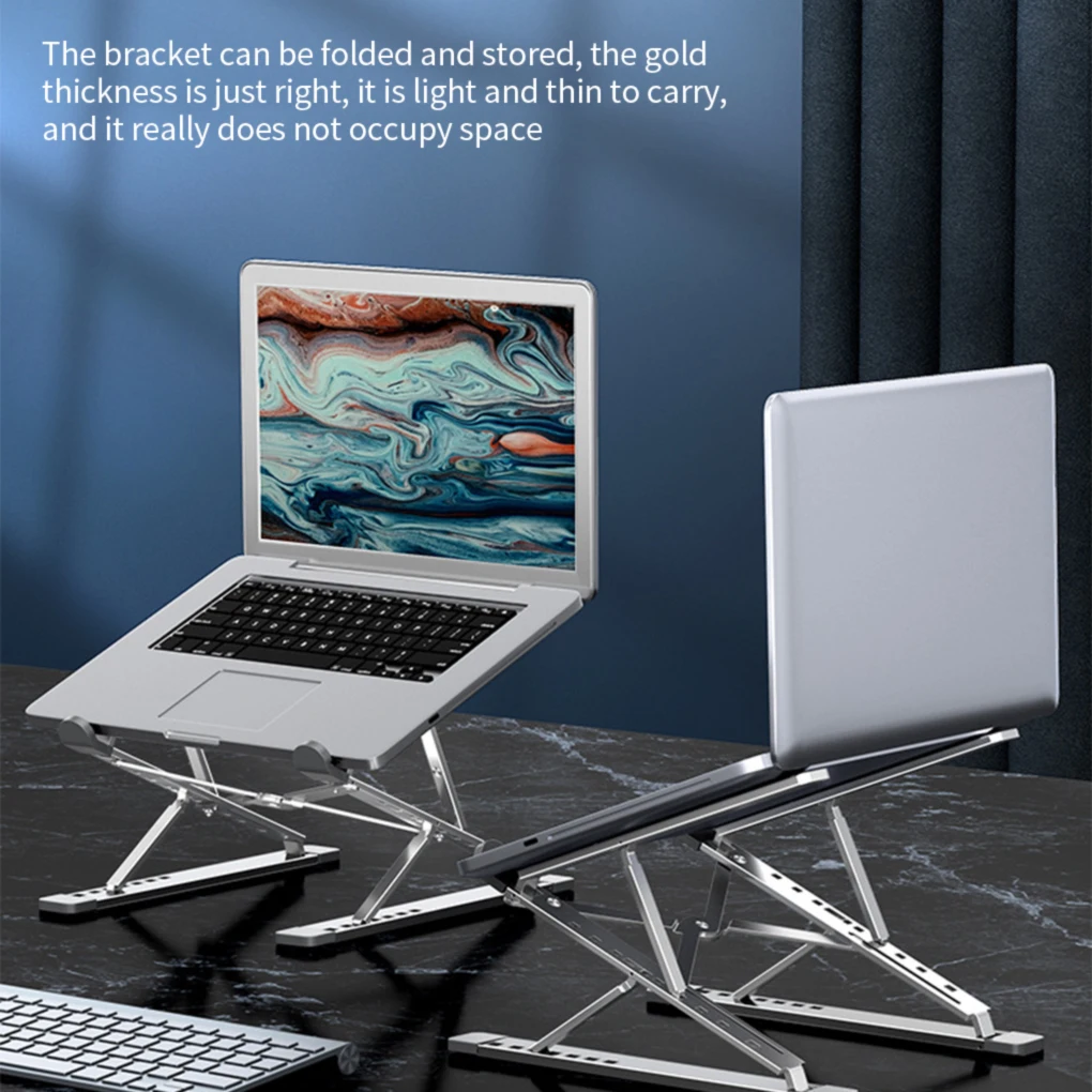 

High Quality Laptop Cooling Stand Notebook Computer Folding Holder Aluminum Alloy Adjustable Bracket